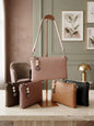 **Premium Textured Shoulder Bag – Elegant Pearl Charm Crossbody Bag**