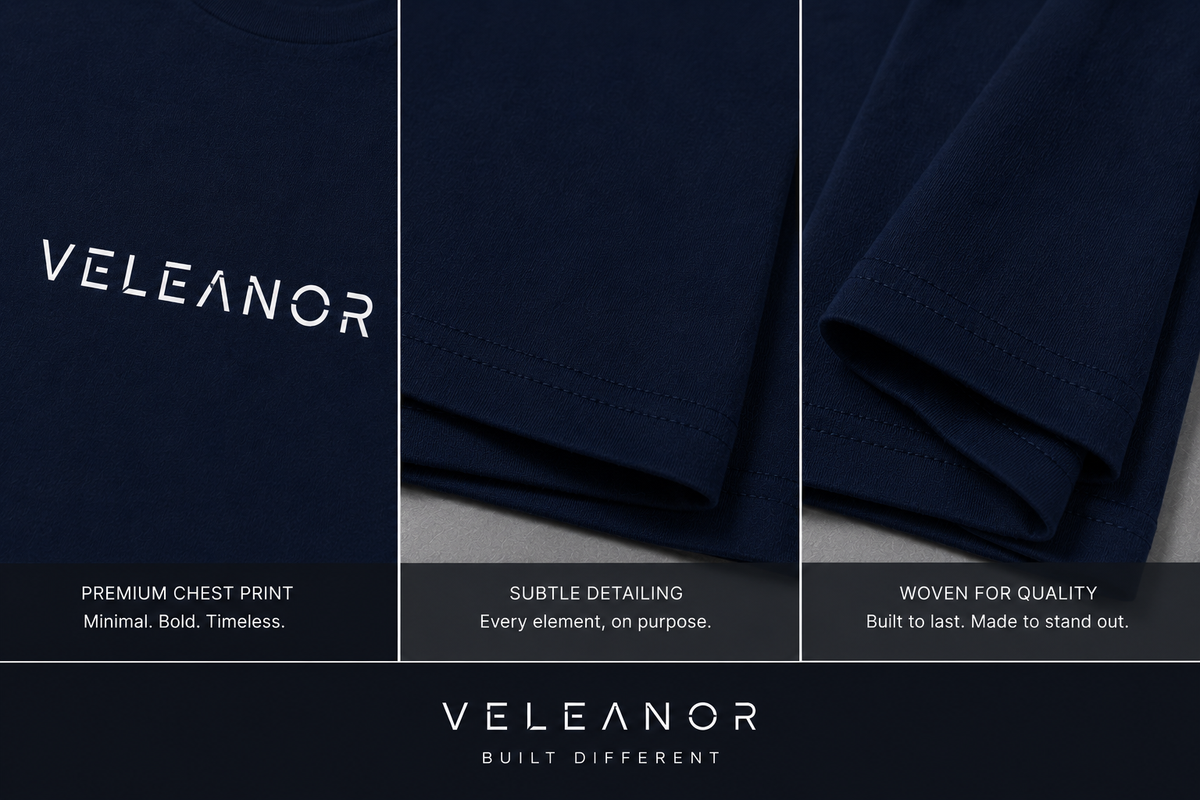 Veleanor Classic Oversized Tee | Premium