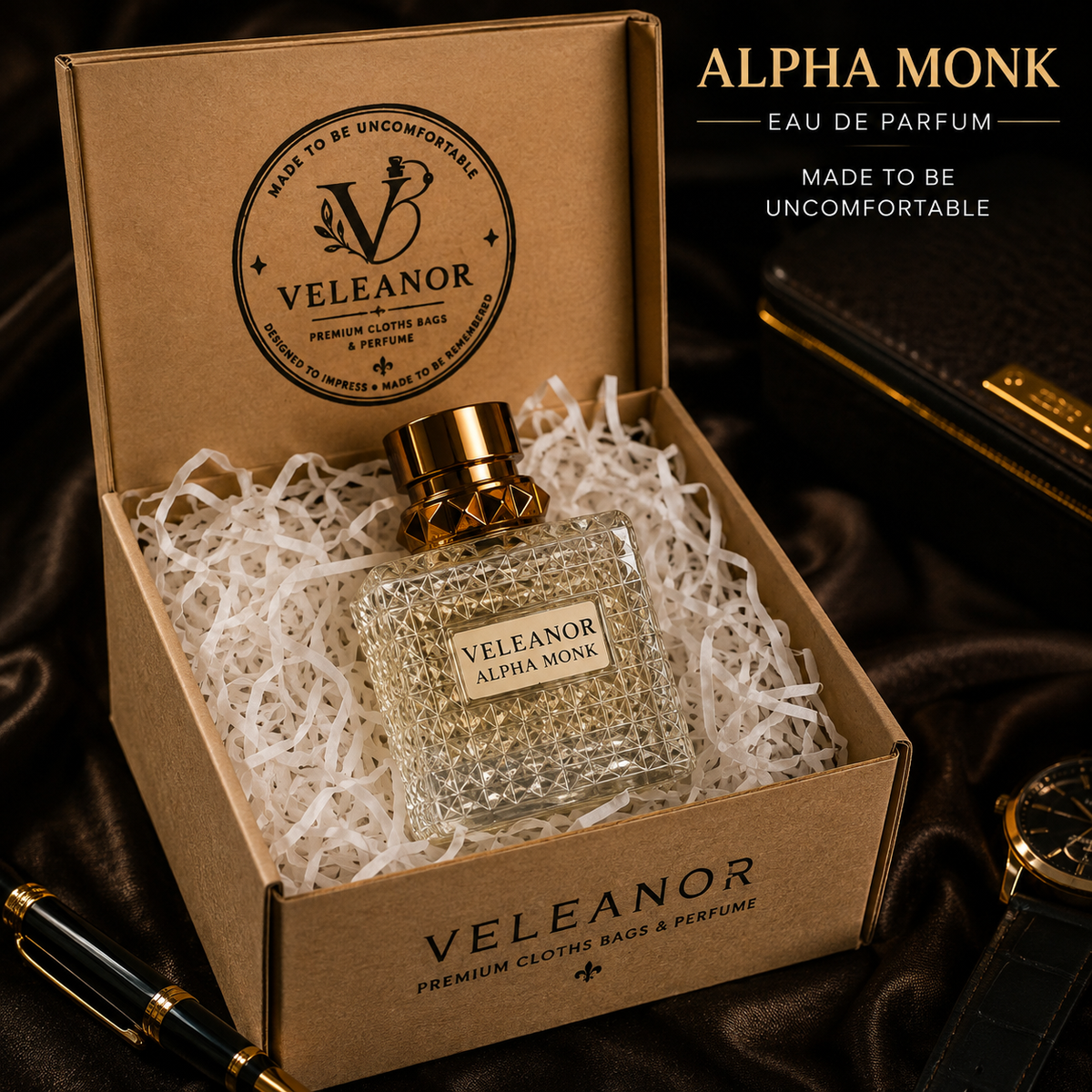 Veleanor Alpha Monk | Unisex Long Lasting Premium Perfume | 30 ml
