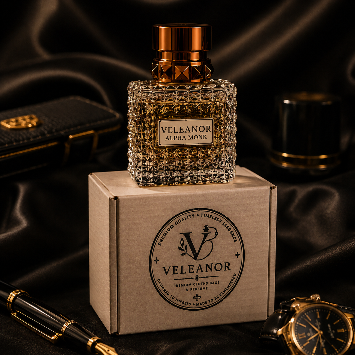 Veleanor Alpha Monk | Unisex Long Lasting Premium Perfume | 30 ml